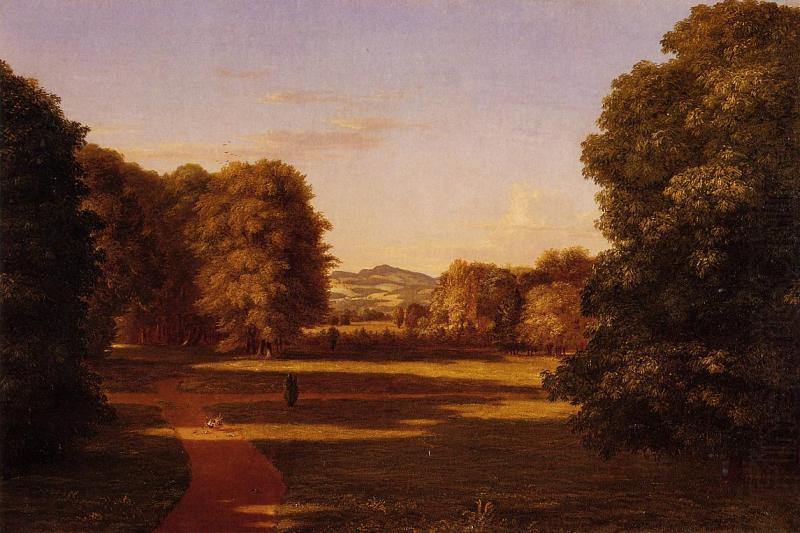 The Gardens of Van Rensselaer Manor House, Thomas Cole